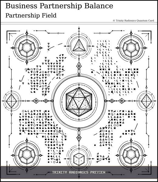 Business Partnership Balance Quantum radionics card preview - Business, Clients & Sales - Quantum