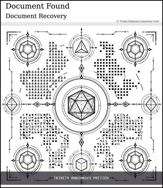 Document Found Quantum radionics card preview - Legal, Documents & Administration - Quantum