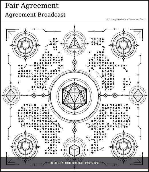 Fair Agreement Quantum radionics card preview - Legal, Documents & Administration - Quantum