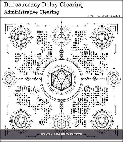 Bureaucracy Delay Clearing Quantum radionics card preview - Legal, Documents & Administration - Quantum