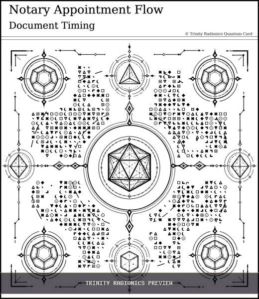Notary Appointment Flow Quantum radionics card preview - Legal, Documents & Administration - Quantum