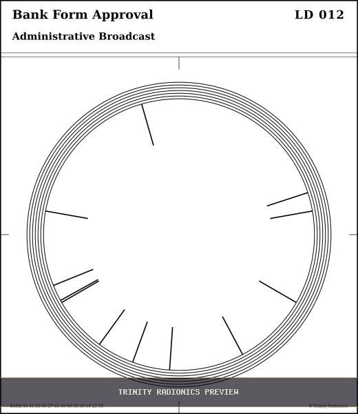 Bank Form Approval Radial radionics card preview