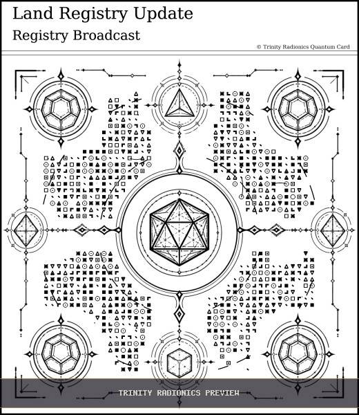 Land Registry Update Quantum radionics card preview - Legal, Documents & Administration - Quantum