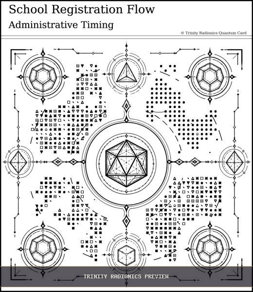 School Registration Flow Quantum radionics card preview - Legal, Documents & Administration - Quantum