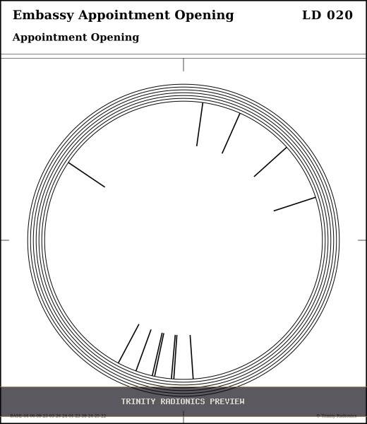 Embassy Appointment Opening Radial radionics card preview
