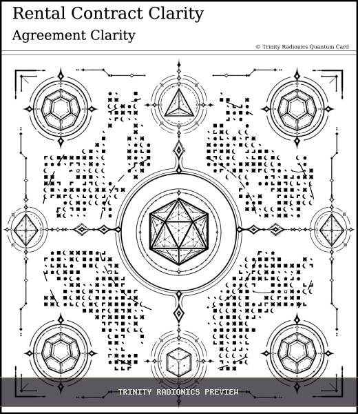 Rental Contract Clarity Quantum radionics card preview - Legal, Documents & Administration - Quantum