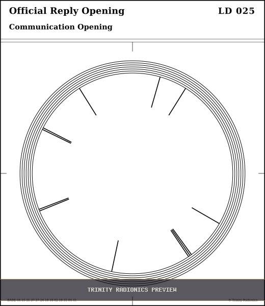 Official Reply Opening Radial radionics card preview