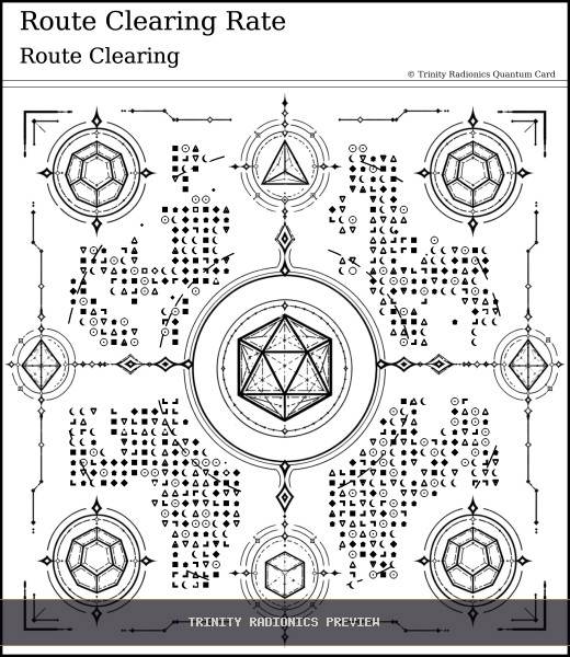 Route Clearing Rate Quantum radionics card preview - Travel & Passage - Quantum