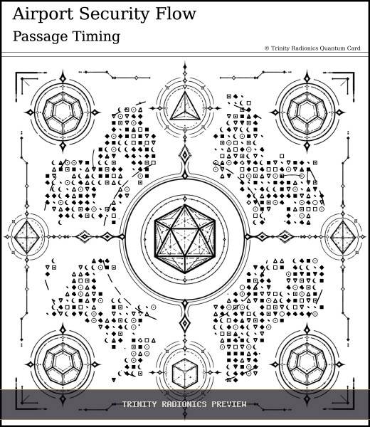 Airport Security Flow Quantum radionics card preview - Travel & Passage - Quantum