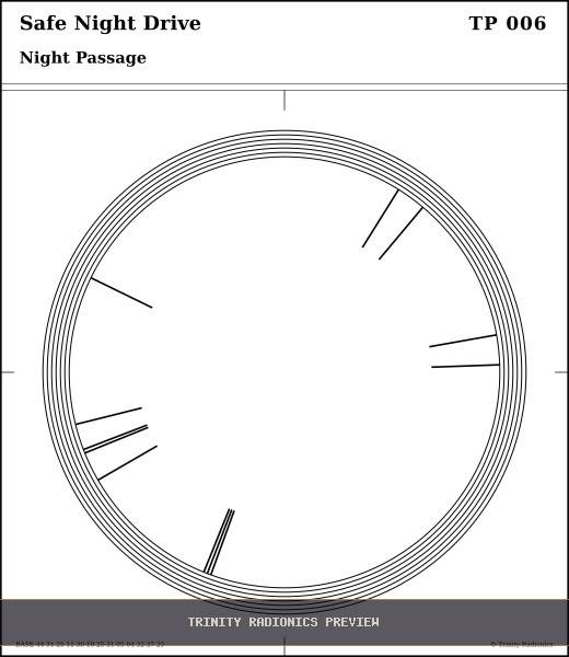 Safe Night Drive Radial radionics card preview
