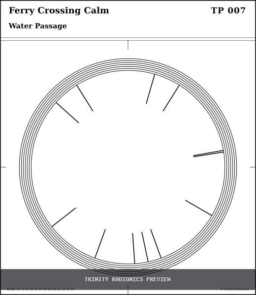 Ferry Crossing Calm Radial radionics card preview