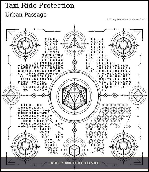 Taxi Ride Protection Quantum radionics card preview - Travel & Passage - Quantum