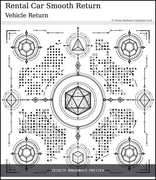 Rental Car Smooth Return Quantum radionics card preview - Travel & Passage - Quantum
