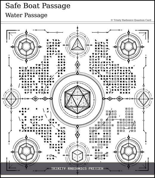 Safe Boat Passage Quantum radionics card preview - Travel & Passage - Quantum