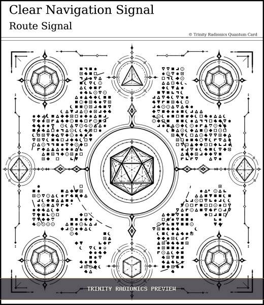 Clear Navigation Signal Quantum radionics card preview - Travel & Passage - Quantum