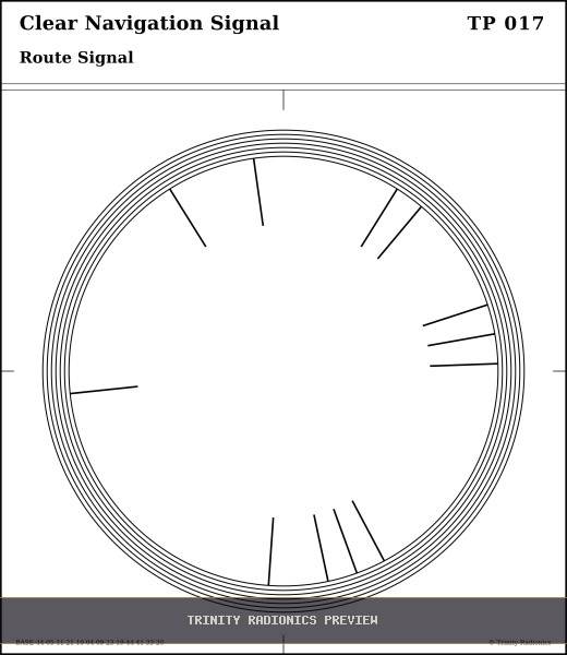 Clear Navigation Signal Radial radionics card preview