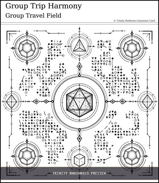Group Trip Harmony Quantum radionics card preview - Travel & Passage - Quantum