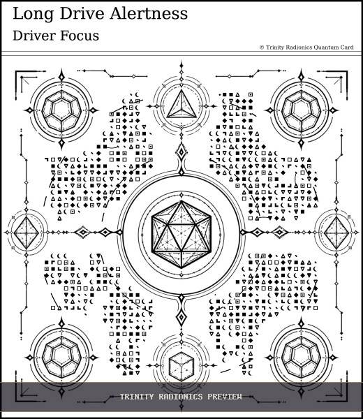 Long Drive Alertness Quantum radionics card preview - Travel & Passage - Quantum