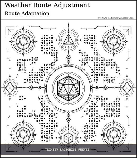 Weather Route Adjustment Quantum radionics card preview - Travel & Passage - Quantum