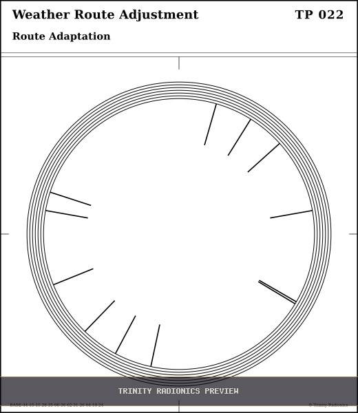 Weather Route Adjustment Radial radionics card preview