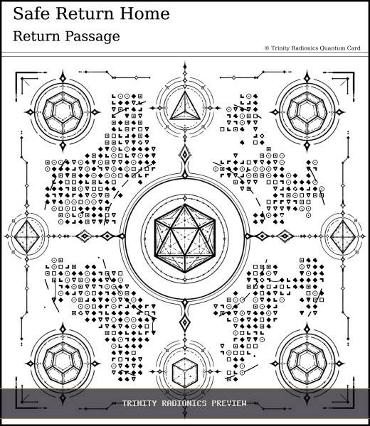 Safe Return Home Quantum radionics card preview - Travel & Passage - Quantum