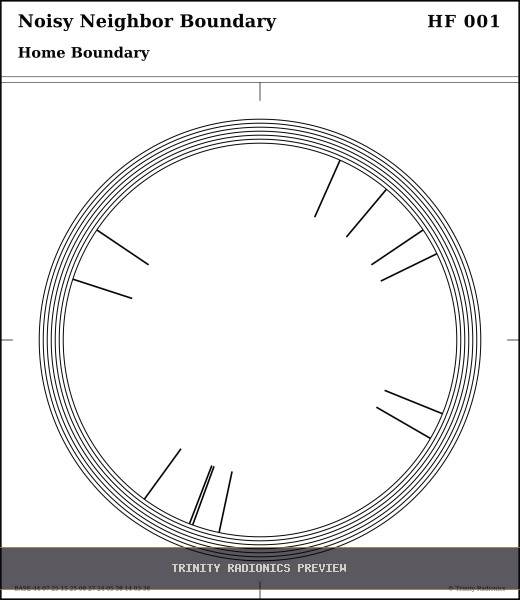 Noisy Neighbor Boundary Radial radionics card preview