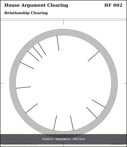 House Argument Clearing Radial radionics card preview