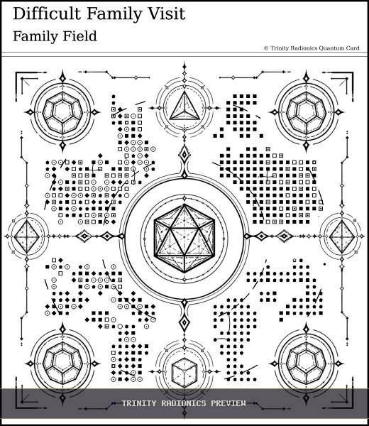 Difficult Family Visit Quantum radionics card preview - Home, Family & Relationships - Quantum