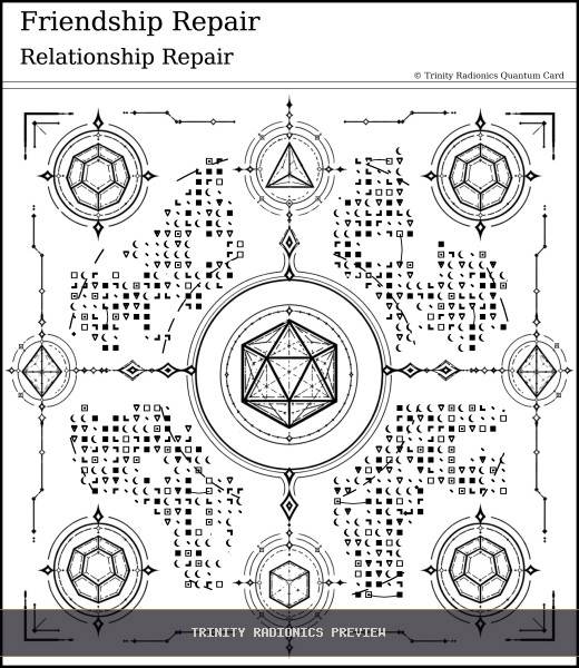 Friendship Repair Quantum radionics card preview - Home, Family & Relationships - Quantum