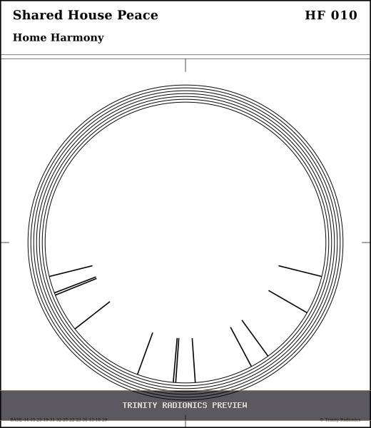 Shared House Peace Radial radionics card preview