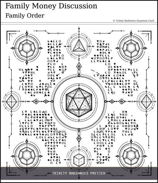Family Money Discussion Quantum radionics card preview - Home, Family & Relationships - Quantum
