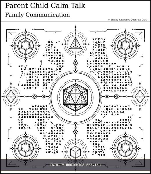 Parent Child Calm Talk Quantum radionics card preview - Home, Family & Relationships - Quantum