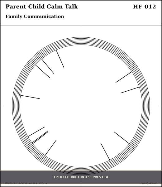 Parent Child Calm Talk Radial radionics card preview