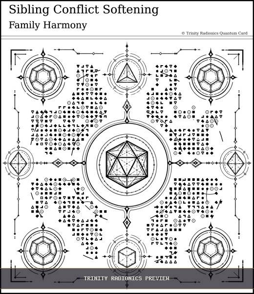 Sibling Conflict Softening Quantum radionics card preview - Home, Family & Relationships - Quantum