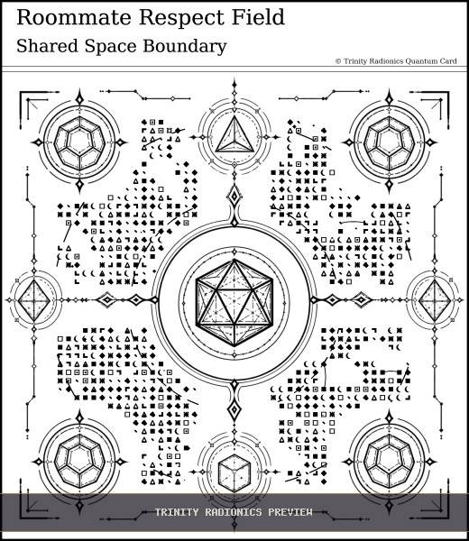 Roommate Respect Field Quantum radionics card preview - Home, Family & Relationships - Quantum