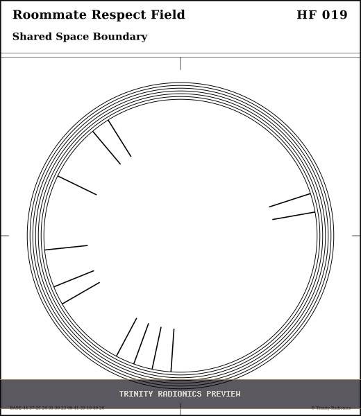 Roommate Respect Field Radial radionics card preview