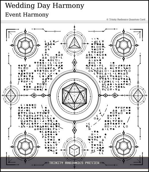Wedding Day Harmony Quantum radionics card preview - Home, Family & Relationships - Quantum