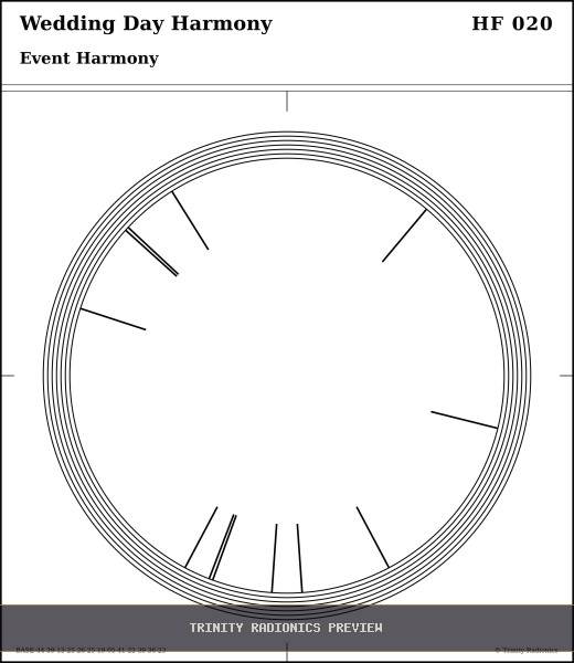 Wedding Day Harmony Radial radionics card preview