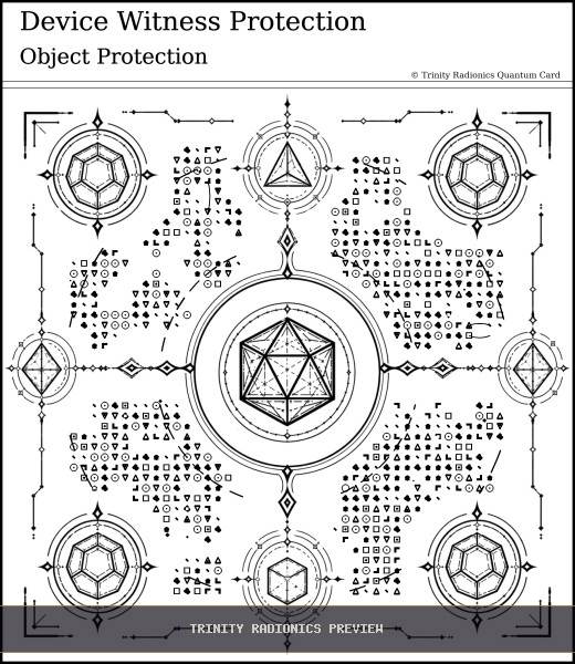 Device Witness Protection Quantum radionics card preview - Objects, Devices & Data - Quantum