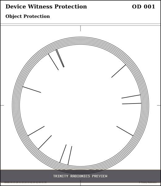 Device Witness Protection Radial radionics card preview