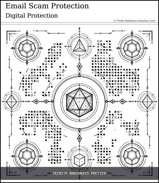 Email Scam Protection Quantum radionics card preview - Objects, Devices & Data - Quantum