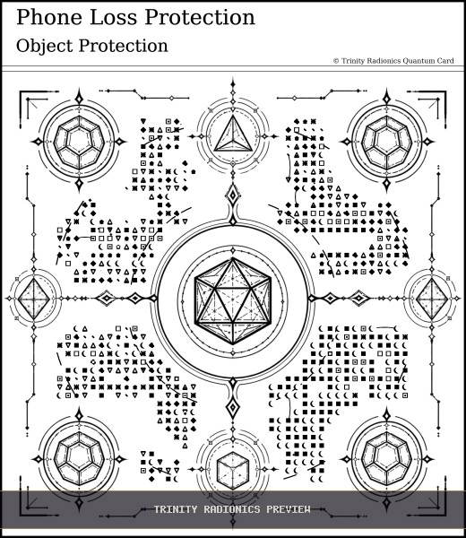 Phone Loss Protection Quantum radionics card preview - Objects, Devices & Data - Quantum