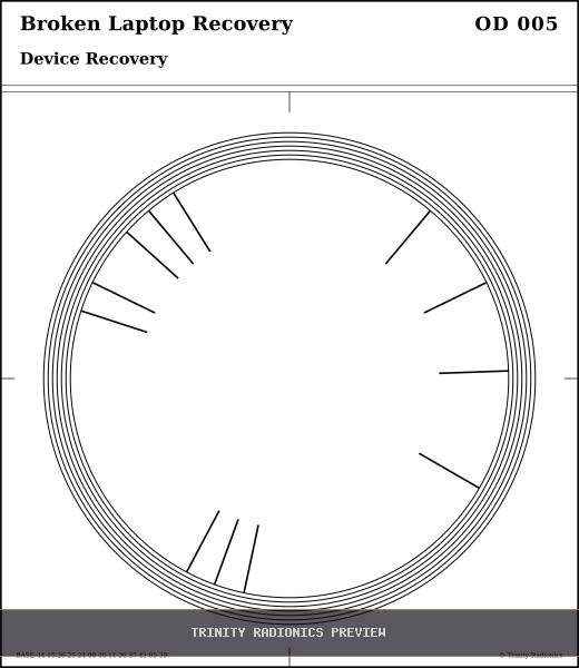 Broken Laptop Recovery Radial radionics card preview