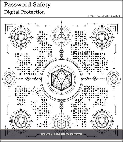Password Safety Quantum radionics card preview - Objects, Devices & Data - Quantum
