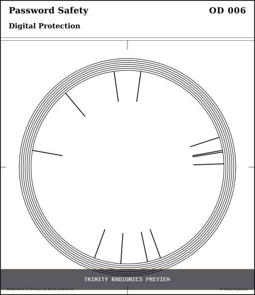 Password Safety Radial radionics card preview