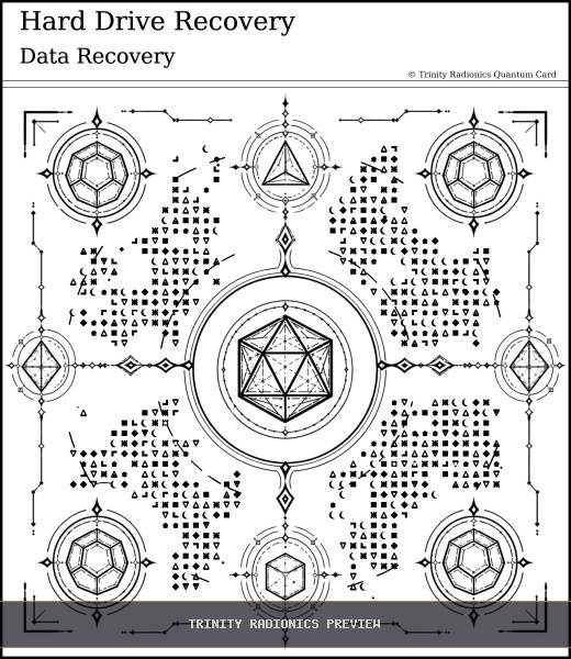 Hard Drive Recovery Quantum radionics card preview - Objects, Devices & Data - Quantum