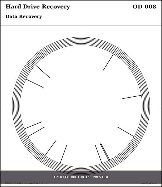 Hard Drive Recovery Radial radionics card preview