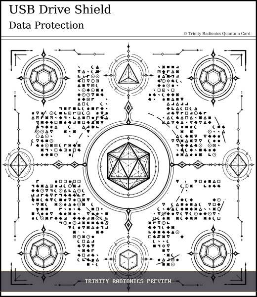 USB Drive Shield Quantum radionics card preview - Objects, Devices & Data - Quantum