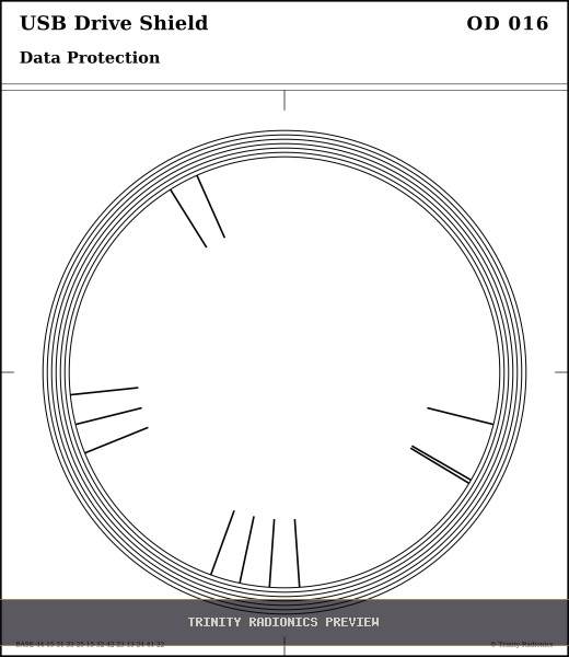 USB Drive Shield Radial radionics card preview
