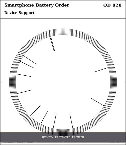 Smartphone Battery Order Radial radionics card preview